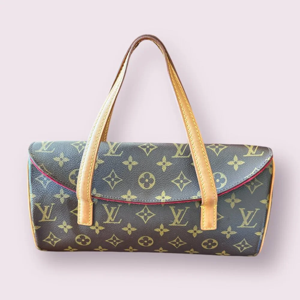 Authentic Louis Vuitton Sonatine Monogram Top Handle Bag - Picture 2 of 12